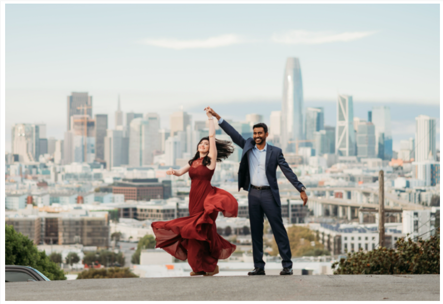 Potrero Hill Engagement Photo